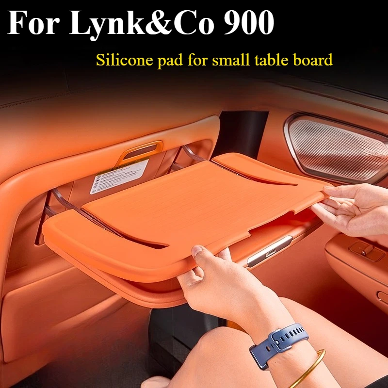 

For Lynk&Co 900 Seat Back Tray Table Silicone Pad Mat Anti-scratched Protective Cover Car Styling Modified Accessories