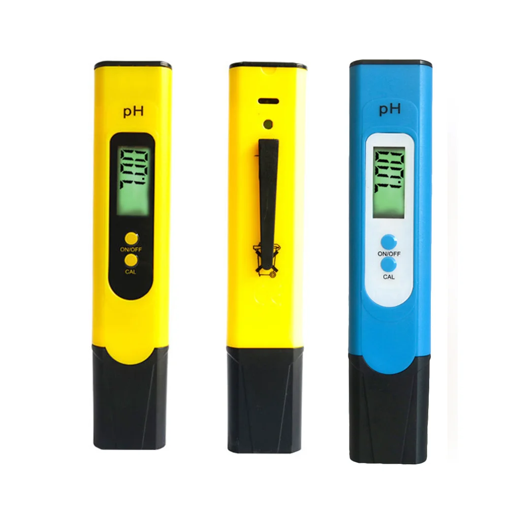 1pc Ph Digital Ph Meter Pen Schermo LED ad alta precisione per acquario Piscina Lab Sonda in plastica metallica Durevole e sicuro