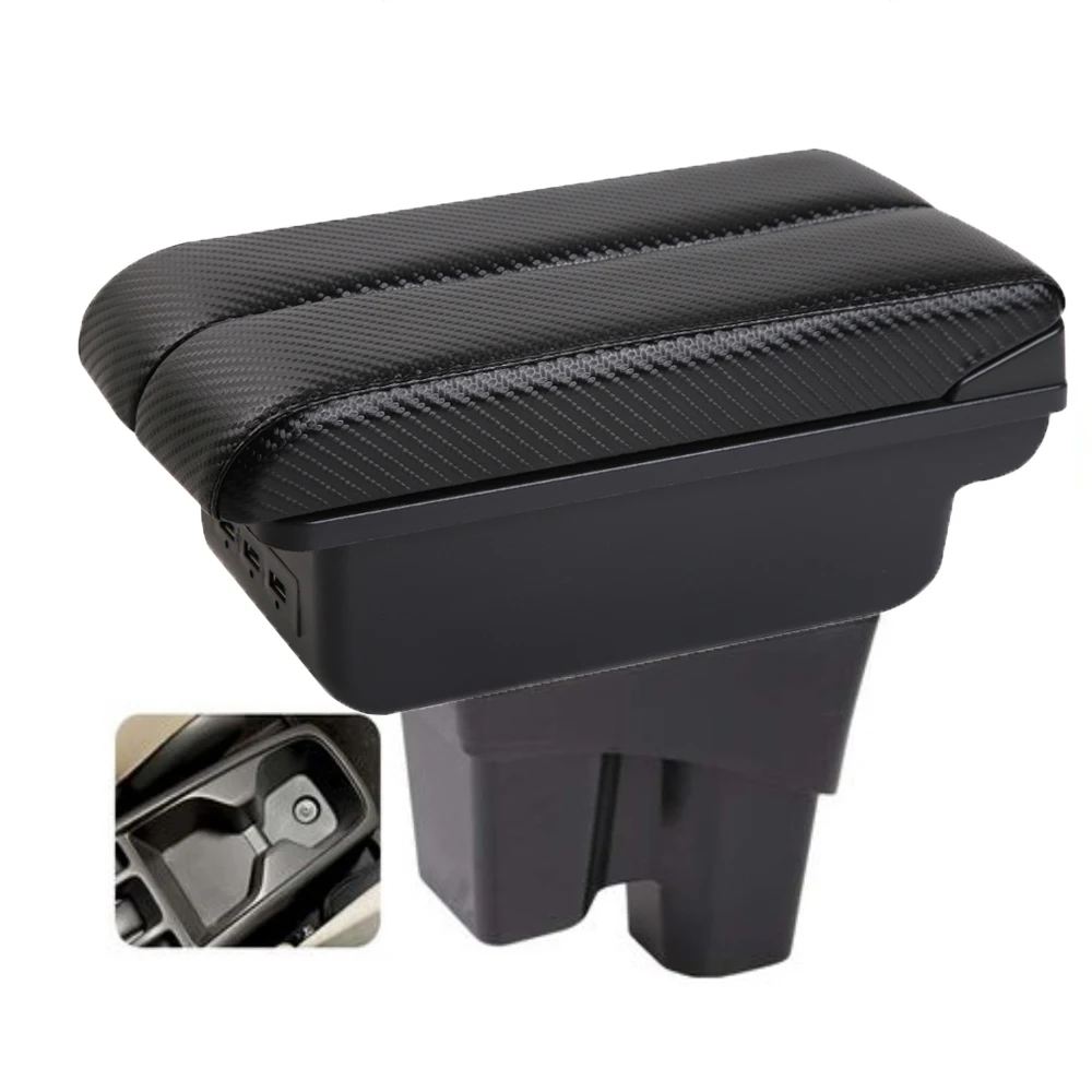 Honda City GM6 Armrest box central console storage case driver elbow support rest arm view 4