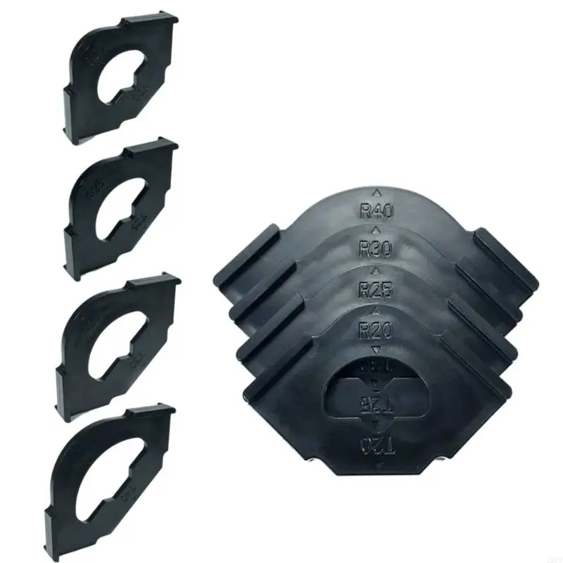 12PF 4pcs Precisions Radius Jigs Rounded Corner Templates for DIY or Professional Use