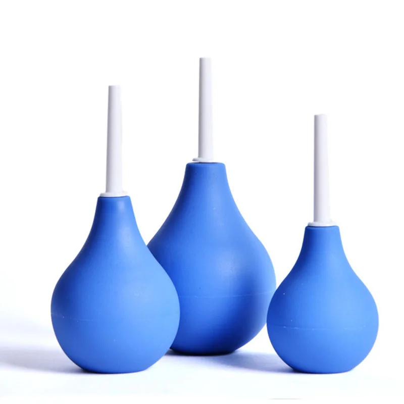 224ML Silicone Shower Enemator Vaginal Enema Rectal Syringe Anal Rectum Vaginal Unisex Anal Cleaner Bidet Accessories