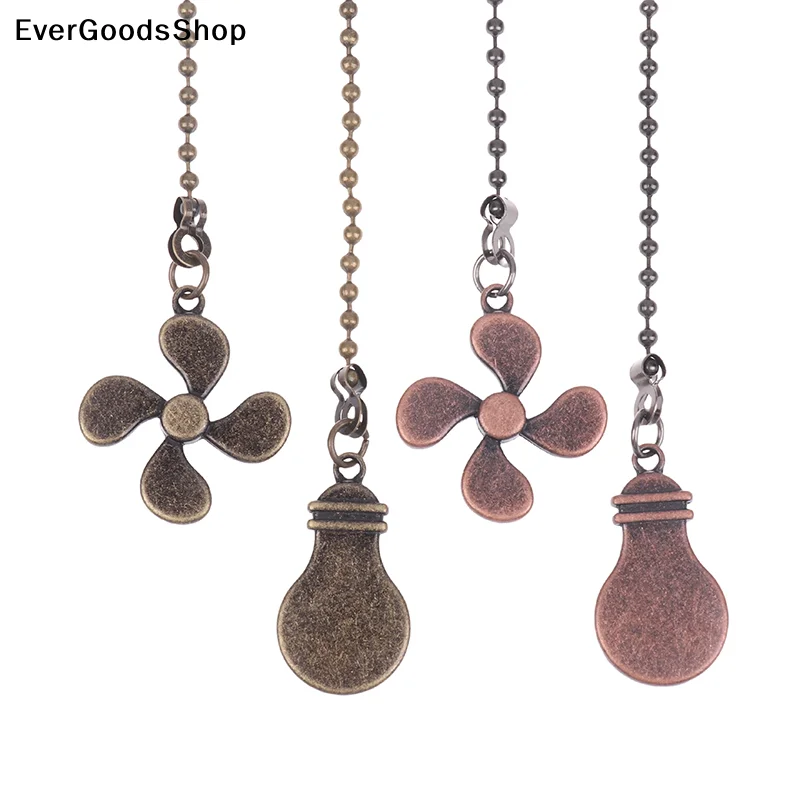 ✦ Ceiling Fan Pull Chain Ceiling Light Metal Pendant Pull Chain Extension Chandelier Chain Extender Home Hardware Accessory