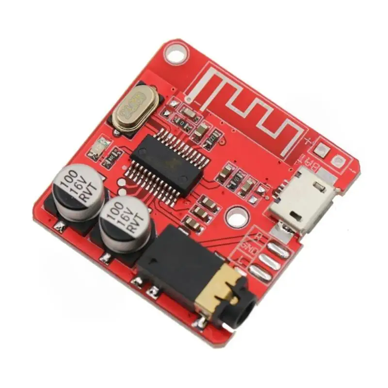 Bluetooth Audio Receiver Board Micro Bluetooth 5.0 MP3 Lossless Car Audio Decoder Board Wireless Stereo Music Module 3.7-5V