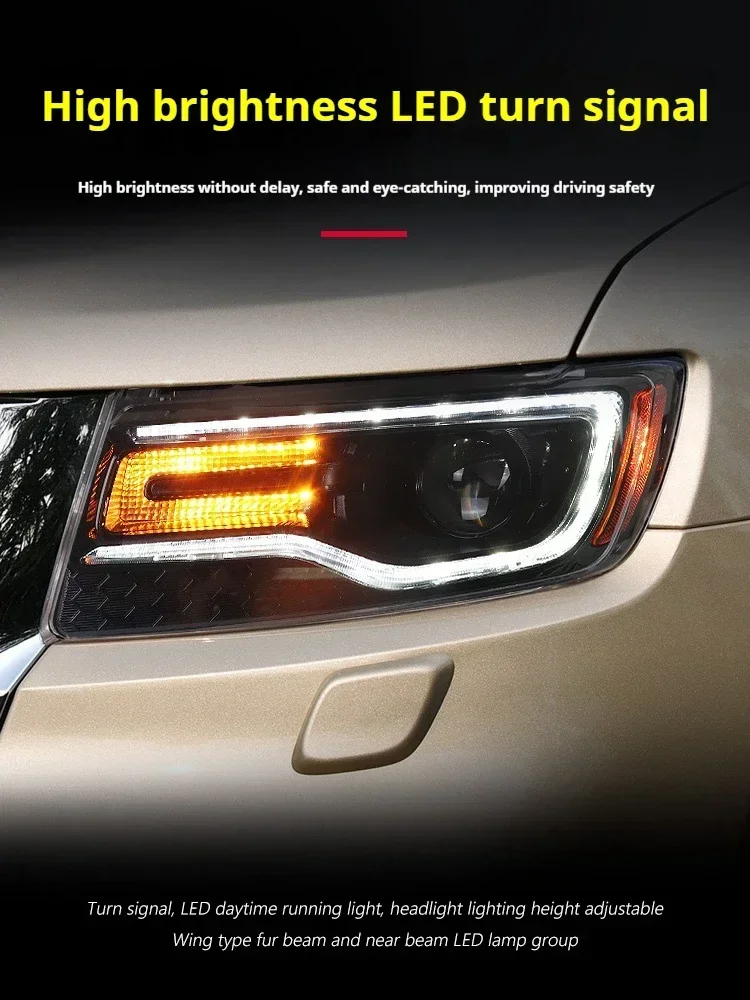 2011-2016 Light Emitting Diode Engine Headlights Daytime Running Lights Auto Parts