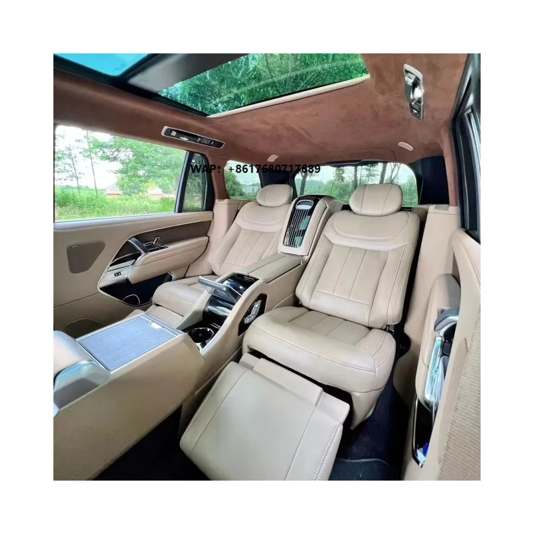 Luxury New Design High-end Rear Seat with Refrigerator Saddle Console Modified Interior Upgrade Kits  for  Range Rover
