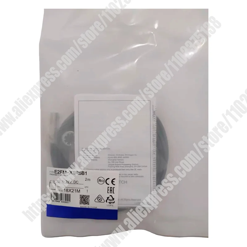 

NEW E2FM-X1R5B1 E2FM-X1R5C1 E2FM-X2B1 E2FM-X2C1 E2FM-X2B1-M1 E2FM-X2C1-M1 All Metal Proximity Switch Sensor