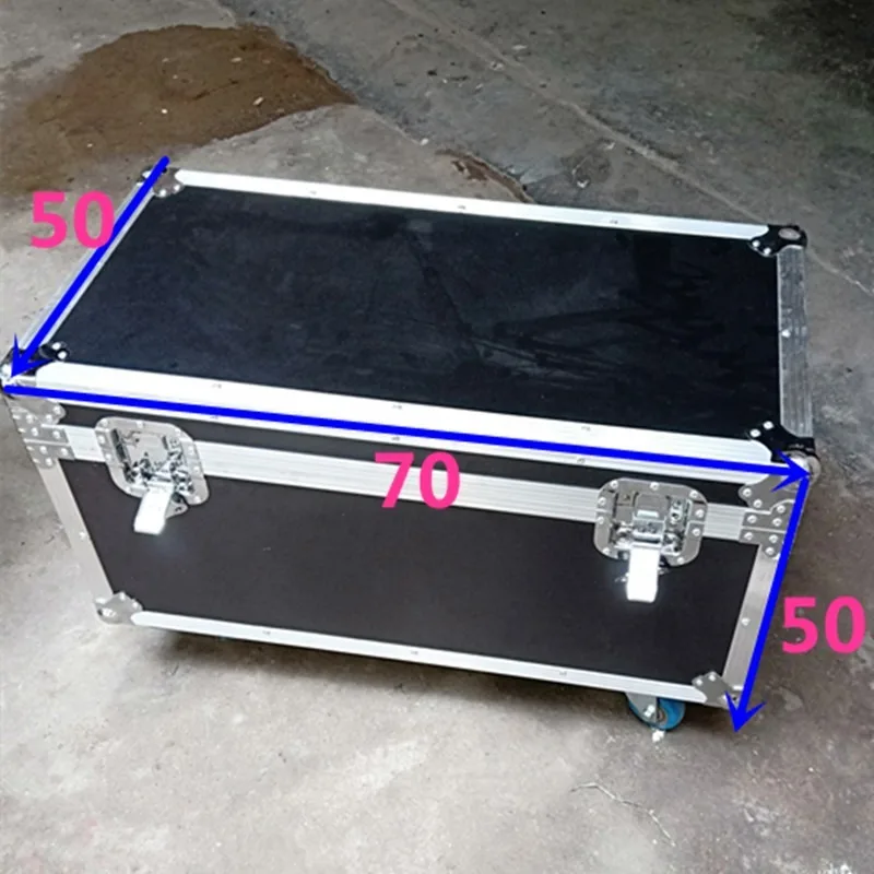 Aluminum Flight Case, Waterproof Shockproof Tool Box for Instrument, Cable Transport and Logistics