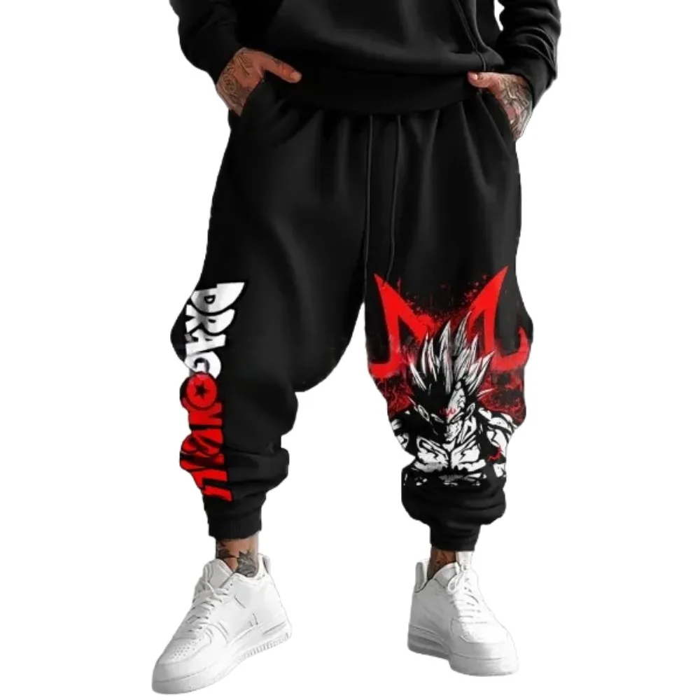 

Dragon Ball Animation, новые мужские спортивные штаны с периферийным принтом, осенне-зимняя удобная повседневная мужская одежда высокого качества