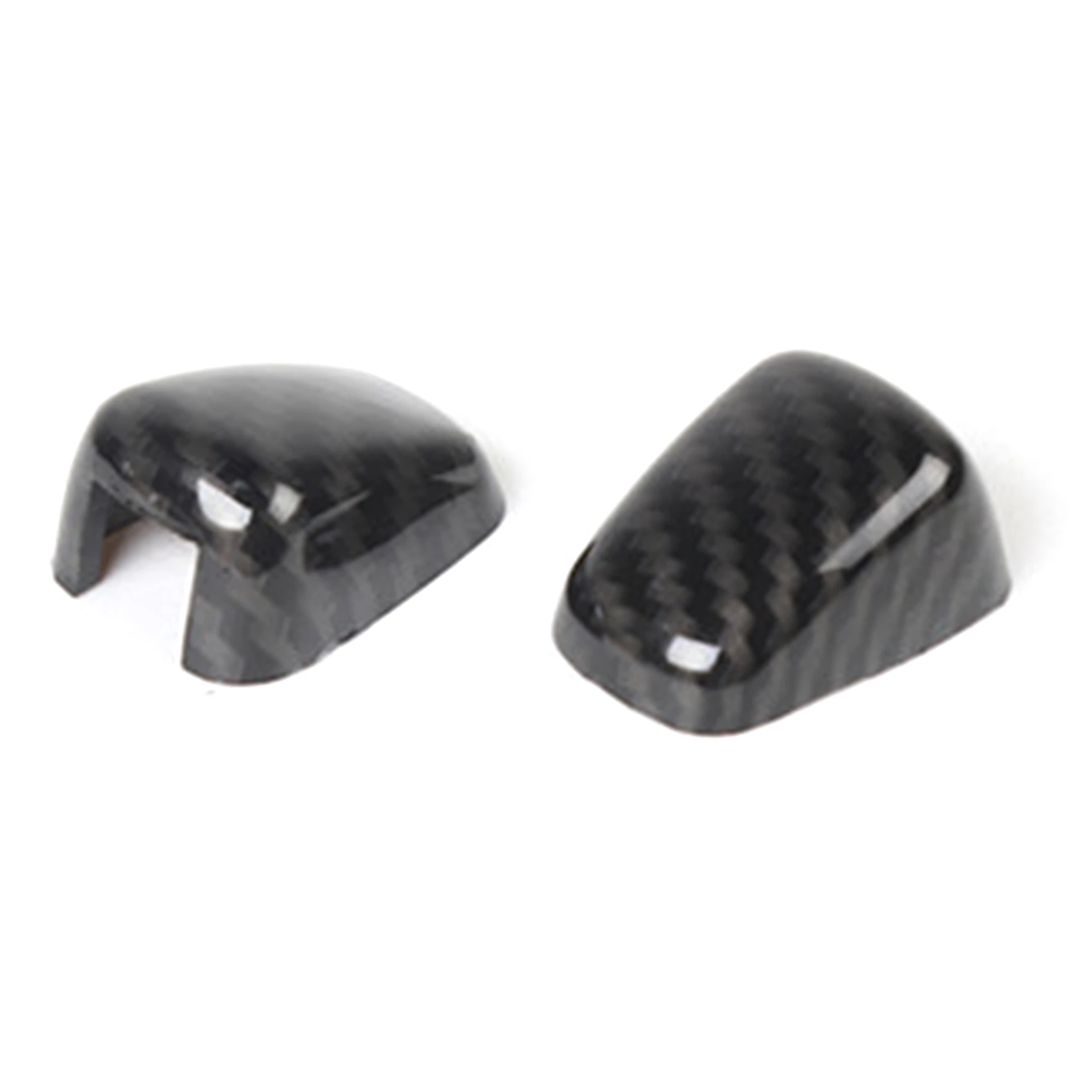 

Carbon Fiber Front Windshield Wiper Nozzle Decoration Cover Trim For-Dodge RAM Durango -Chrysler