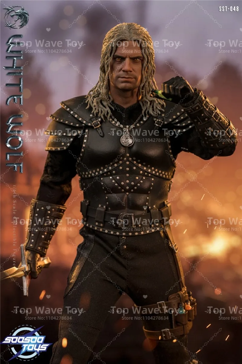 2025 Nuovo Magazzino Soosootoys SST048 1/6 Bilancia Soldato Maschio Demone Cacciatore Mago Geralt 12 ''Set Completo Action Figure Modello bambola giocattolo