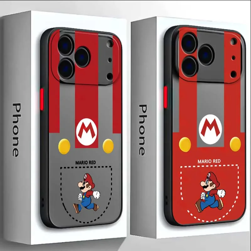 

M-Marios Art Popular Design For Apple iPhone 17 Air 16 15 14 13 12 11 XS X Pro Max Plus Frosted Translucent Phone Case