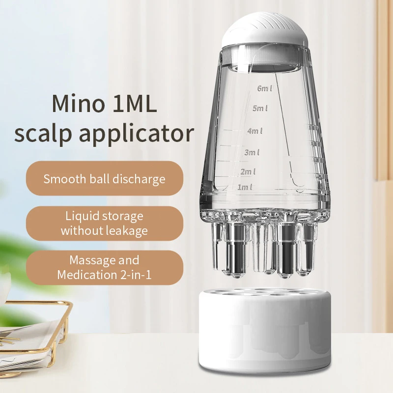 Mini Portable Scalp Applicator Liquid Comb Hair Roots Massage Medicine Comb Hair For Hair Growth Serum Oil Nourish