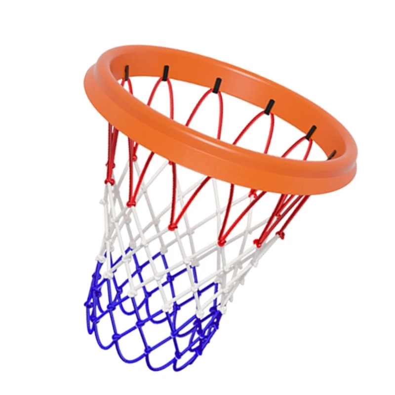 Outdoor-Basketballnetz, robustes Basketballnetz, Korb, tragbarer PU-Basketballnetzrahmen, Basketballnetz-Ersatz