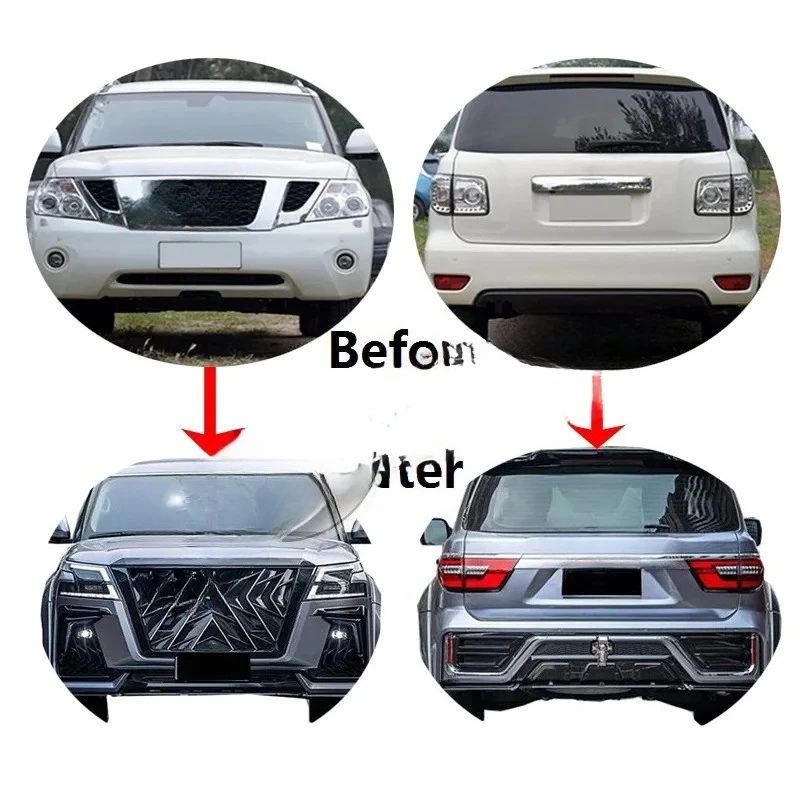 For 2020 and 2021 Nissan PATROL Tuoro Y62 Upgraded Black Hawk Edition Surround