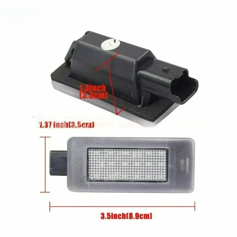 ل مناسبة 207 CC 308 MK2 2008 208 5008 C4 C5 ل 2 قطعة أضواء لوحة الترخيص Uiz