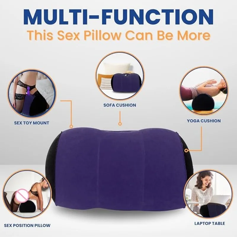 Dildo Mount Sex Pillow Adult Toy for Coupe Women G Spot Position Cushion Multifunctional Inflatable Support Pillow Sex Furniture