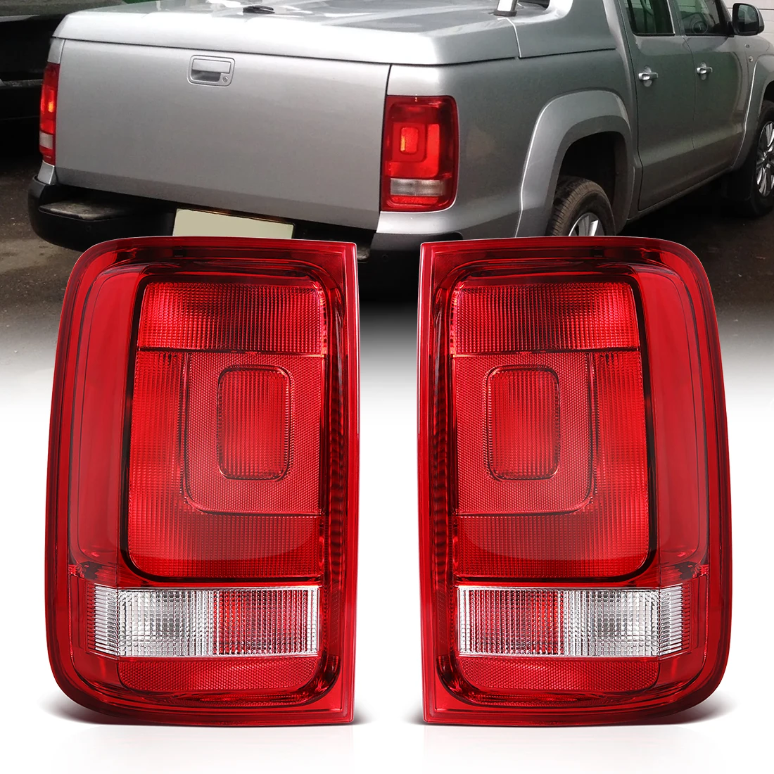 

For Volkswagen Amarok 2010-2022 Halogen Car Taillights Red Turn Signal Light Car Accessories Brake light original light Bulbs