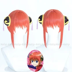 Anime Kagura Cosplay Costume Gintama Leader Kagura Wigs And Headwear Christmas Cosplayer Costumes Christmas Party Dressing Up