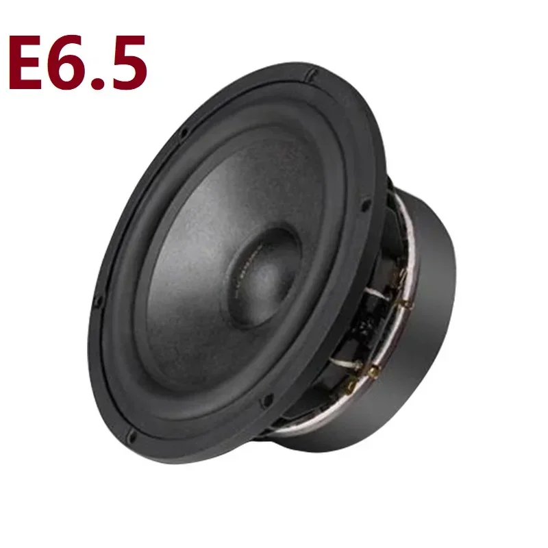 

1 Piece Original HiVi E6.5 6.5'' High Performance Midwoofer Speaker Driver Carbon Fiber Cone Aluminum Frame 8ohm/60W OD=174mm