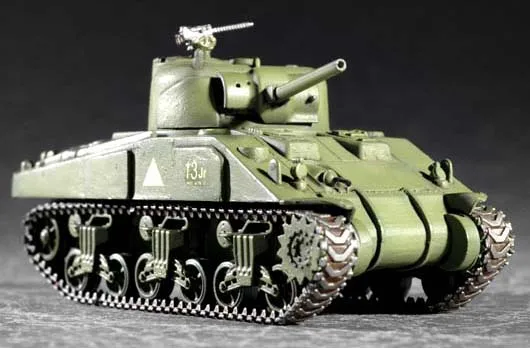 Trumpeter 1/72 WWII American M4 Carro armato medio Modello di assemblaggio Veicolo blindato militare 07223