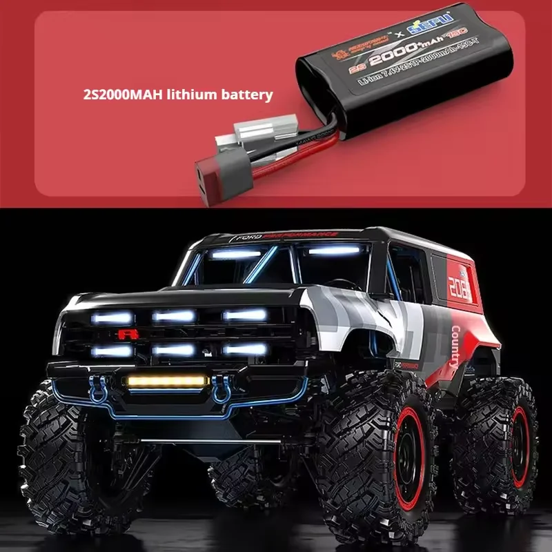 MJX Hyper go H12P بدون فرش 1/12 بطاقة قصيرة كاملة النطاق 4-قناة 4WD سيارة RC للطرق الوعرة مع محرك بدون فرشاة ومستشعر BAJA1000