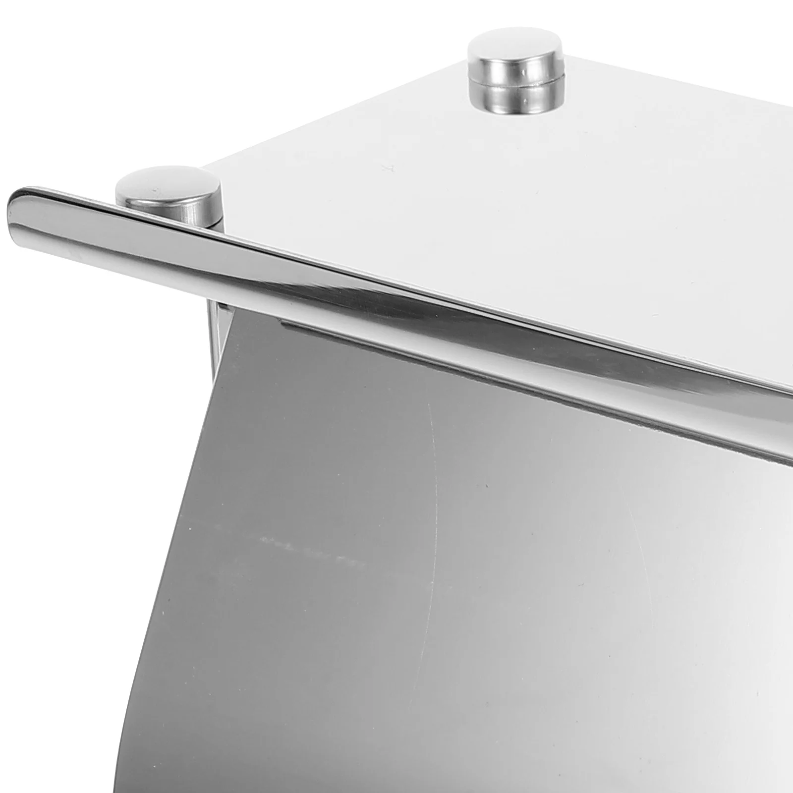 1 conjunto de suporte de papel higiênico de aço inoxidável rolo rack de papel fixado na parede prateleira de armazenamento organizador de tecido do banheiro suporte do telefone