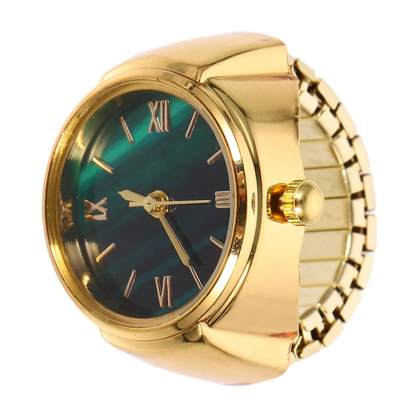 

Mini Watch Zinc Alloy Quartz Finger Watch For Women Men Small Lightweight Timepiece Jewelry Gift