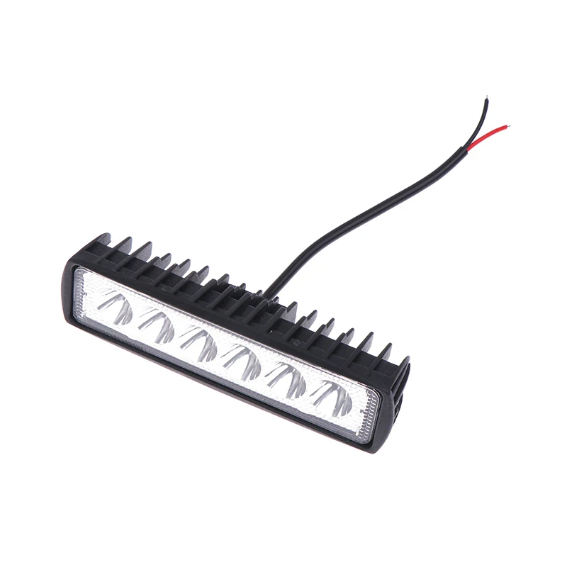 Car LED Light Bar 12V 18W 6000K Work Light For Car Motorcycle Truck Trailer Offroad Headlights Driving Light