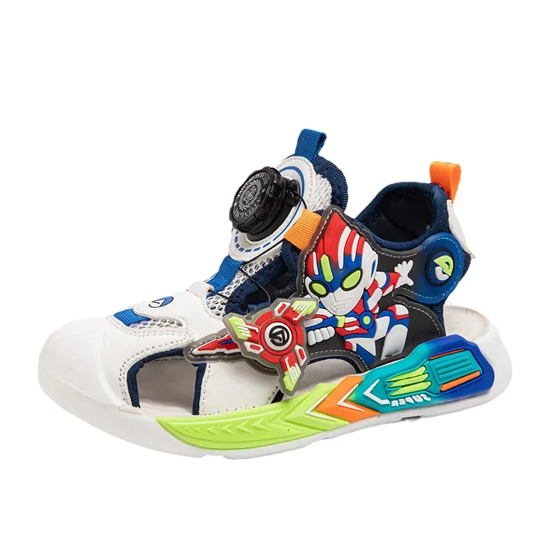

2025 Summer Children's Shoes Boys' Sandals Cartoon Beach Lightweight Soft Soled Shoes Wholesale Dropshipping Great