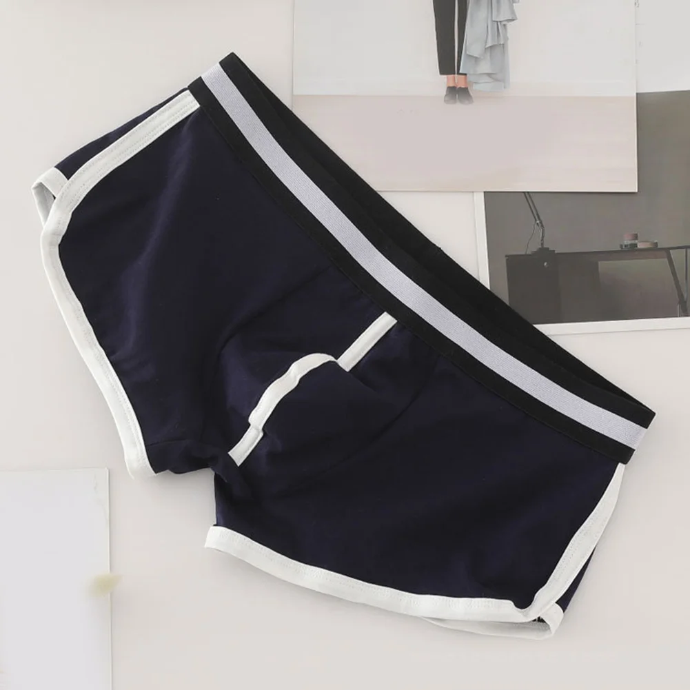 

Fashion M-XXL Size Men Soft Panties Sports Running Stretch Blend Cotton Breathable Boxers Shorts Underwear