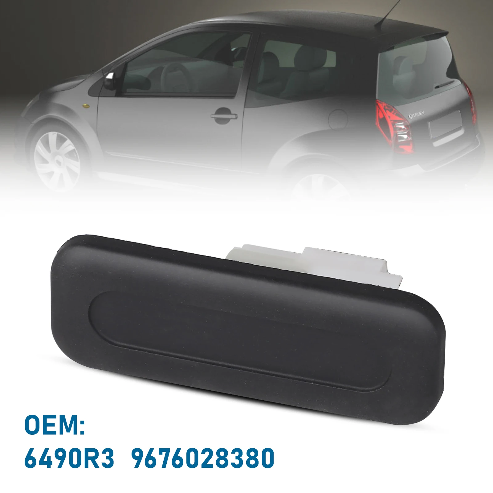 

For Picasso C5 C6 Citroen C2 C4 Lock Switch Rear Tailgate Boot Trunk 6490R3 For Peugeot 1007 207 308 508 3008 RCZ 9676028380