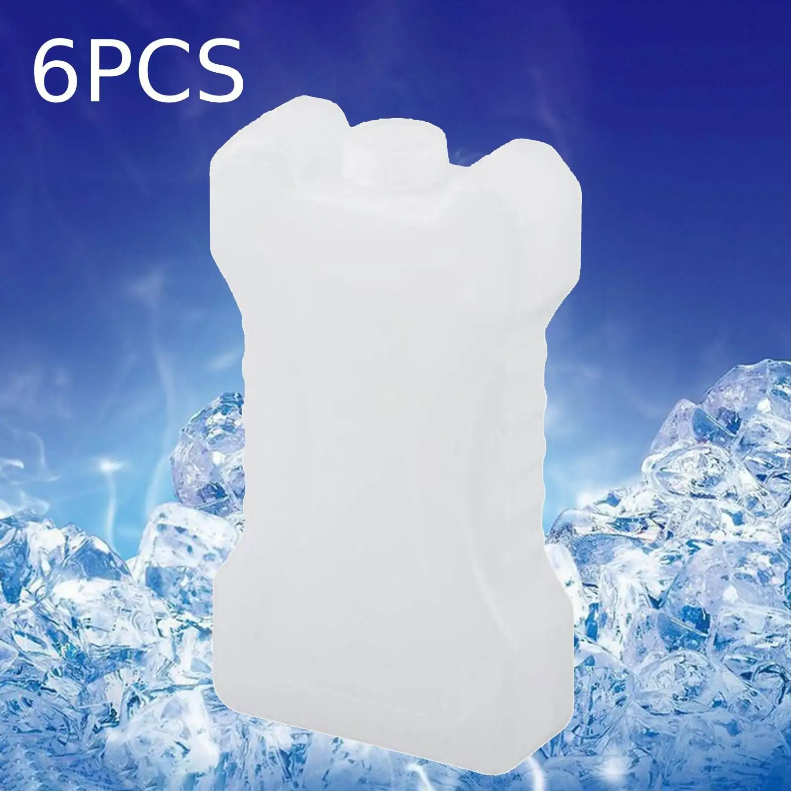 Multipurpose Reusable Ice Packs for Cooler Efficient Camping Cooler Ice Blocks for Outdoor Picnic BBQ Travel
