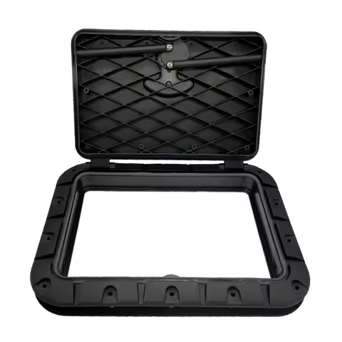 Waterproof Square Boat Hatches Cover UV Resistant ABS Material 25x35cm Deck Plate Suitable for Marine Kayak Canoe Accessories