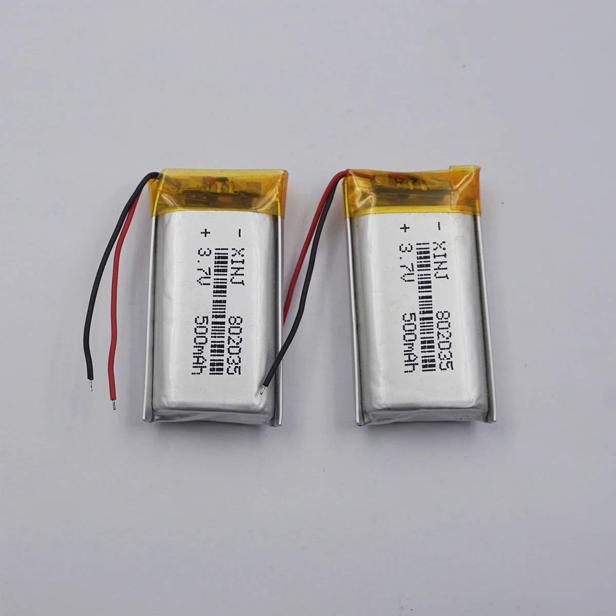 2 baterías de litio de polímero Li de 3,7 V 500 mAh 1,85 Wh 802035   Controlador de reparación Altavoz Bluetooth Auriculares GPS Sat Nav Mp3 Mp4
