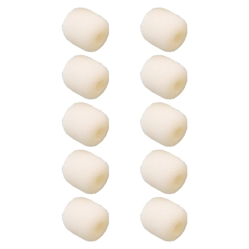 10pcs Wireless Lavalier Microphone Sponge Cover for K1,K9 Wireless Lapel Mic Foam, Mini Mic Windscreen Foam Cover for K1,K9