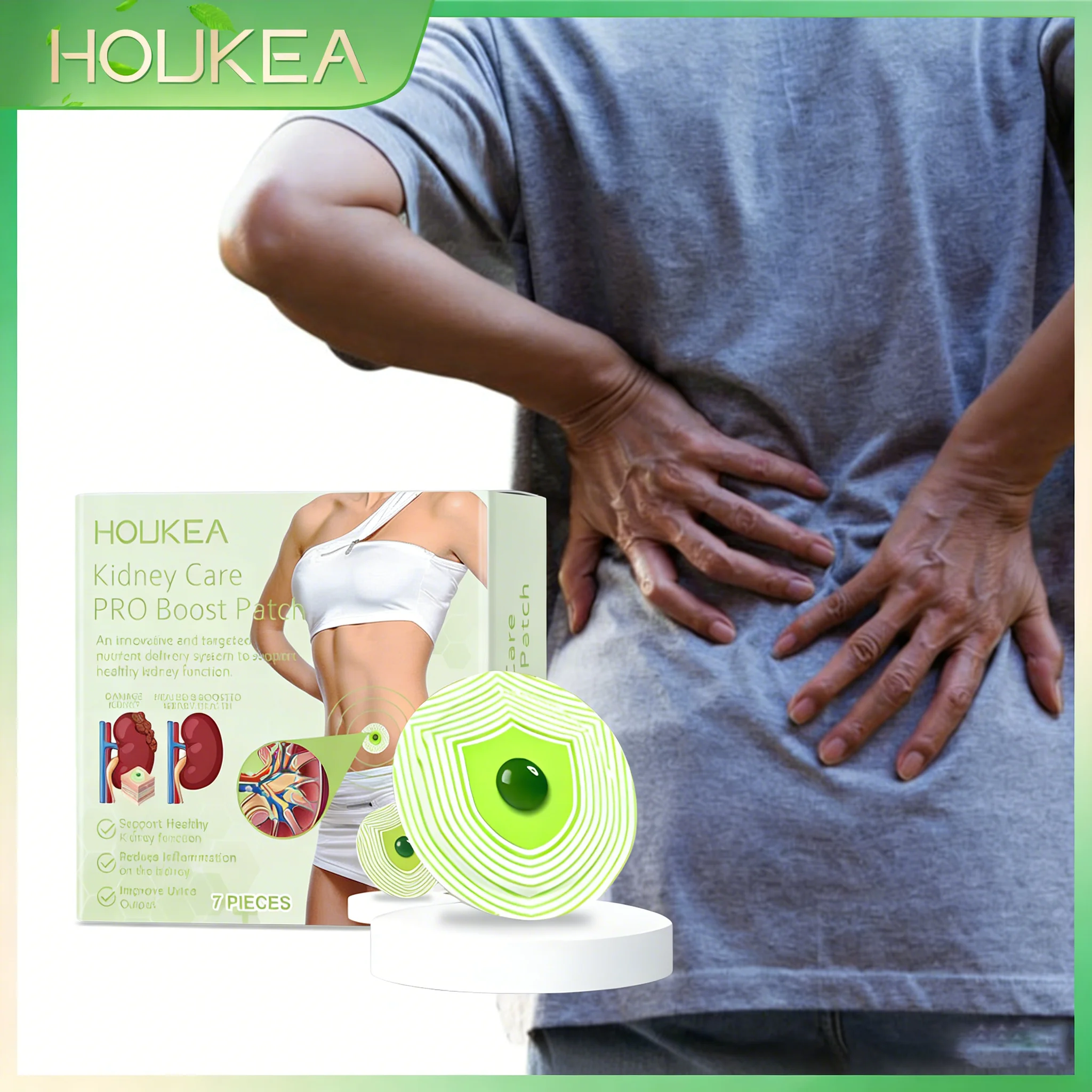 

Kidney Boost Patch Prostatitis Prostate Treatment Urine Excretion Kidney Renal Detox Urination Interruption Lithiasis Patches