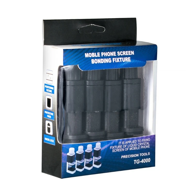 2023 1pc/4pcs braçadeiras fixação ajustável tela do telefone clipe fixação com almofada borracha