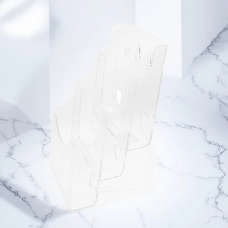 Desktop File Rack A5 Brochure Holder Document Stand Classified Organizer File Storage Office School Literature Display