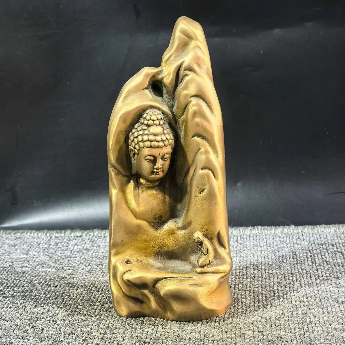 Buddhist monk praying to buddha Backflow Incense Burner   Statue Sculpture Figurines Home Garden Decoration Statues For House ﻿