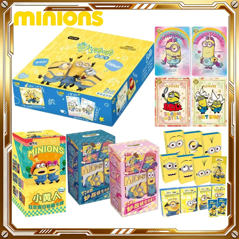 

Коллекционные карточки KAYOU Minions: серия 1, набор «Банановый мастер», загадочная коробка, аниме-карточки для игры, подарки на день рождения и праздники для детей