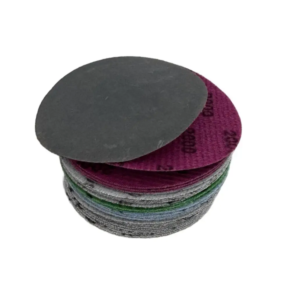 For For Sanwei 3 Inch Silicon Carbide Sanding Pads Hook And Loop Abrasive Paper For Metal Woodworking Stone Buffing Repair Tools