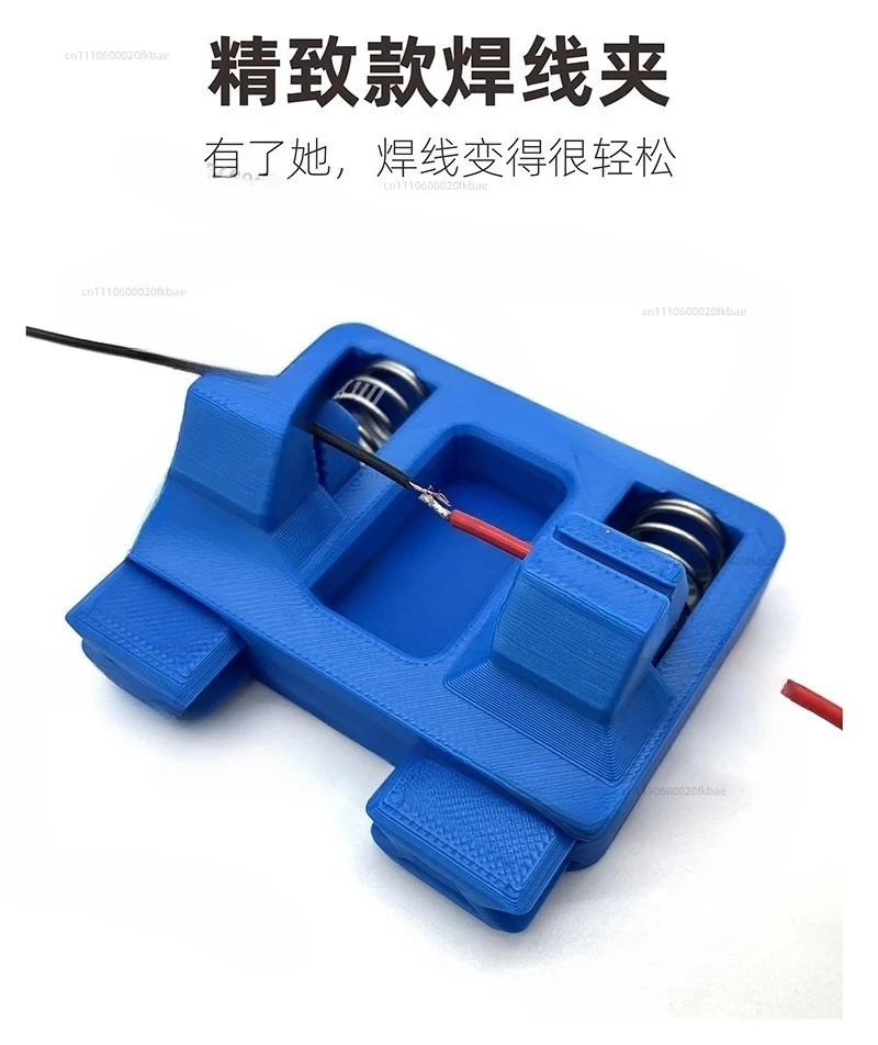 Wire Clamp Butt Soldering Tool, Wire Soldering Table PCB Wiring Clamp, Clamp Welding Artifact Tin Wire Clamp