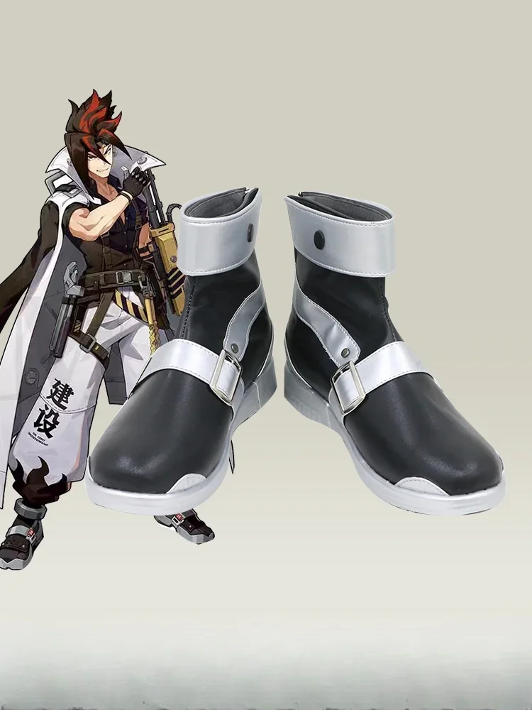 Game Anime Cosplay Shoes Zenless Zone Zero Anton Ivanov Boots Halloween Accessorie Customized