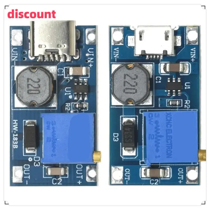 Classic-10Pcs MT3608 Einstellbare Step Up Modul Spannung Regler 2V-24V Zu 5V-28V 2A Step-Up DC-DC