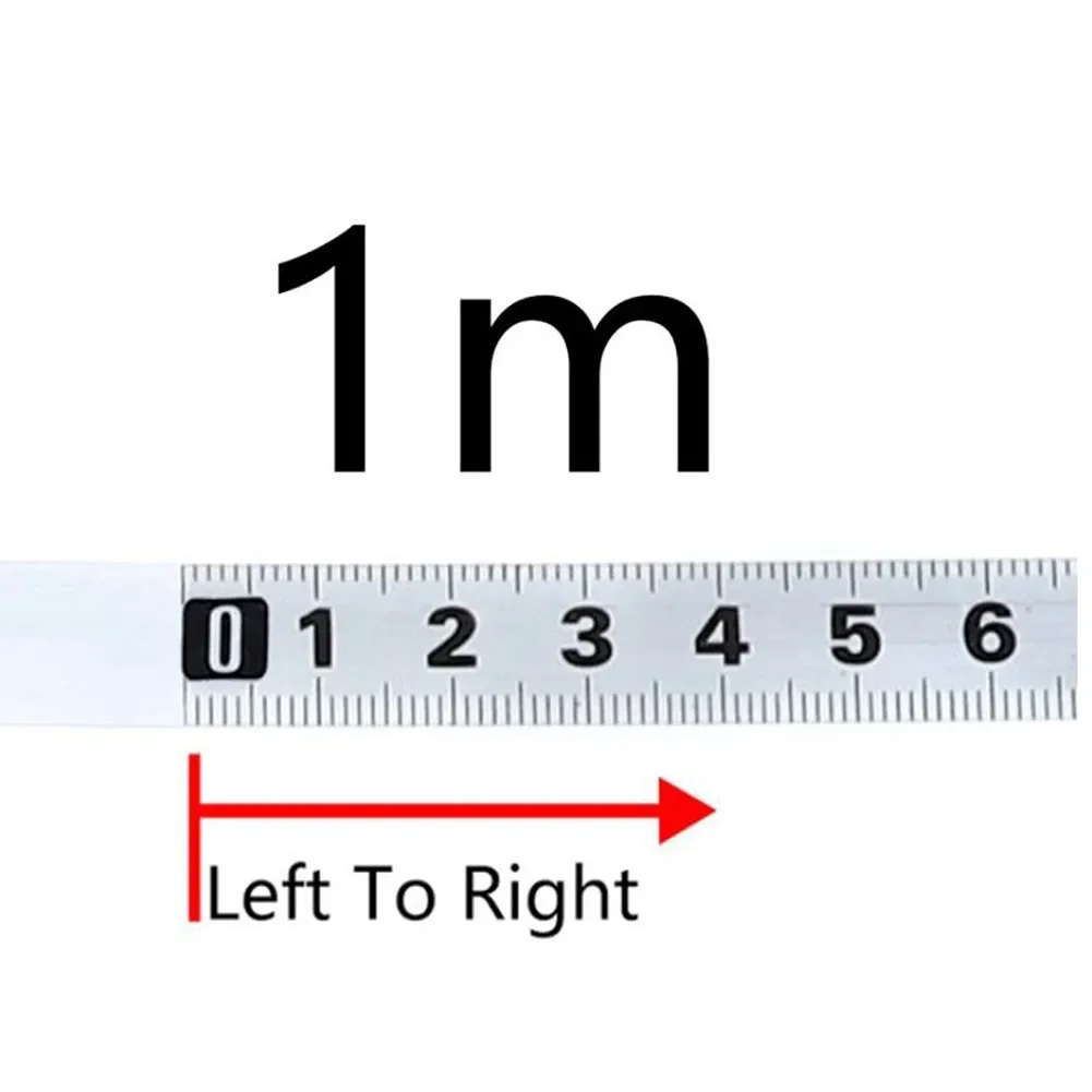 Household Stainless Steel 1M 2M Metric Scale Ruler Layout Tools Garden Tools Measuring Tapes Power Tools Workshop Equipment
