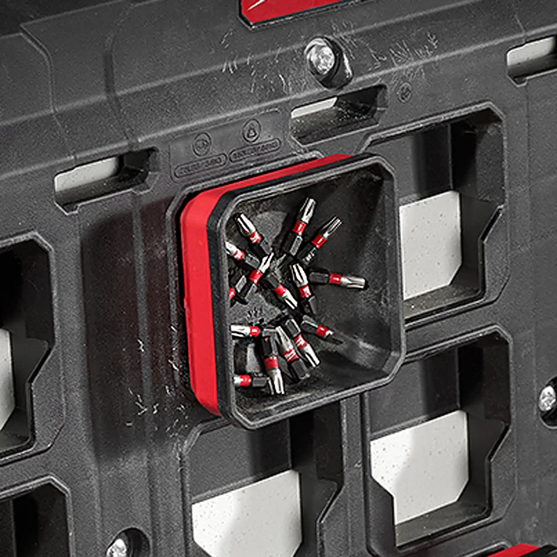 ميلووكي 48-22-8070 PACKOUT صندوق مغناطيسي مقاوم للخدش للسحابات صندوق أدوات مدمج بقوة مغناطيسية عالية