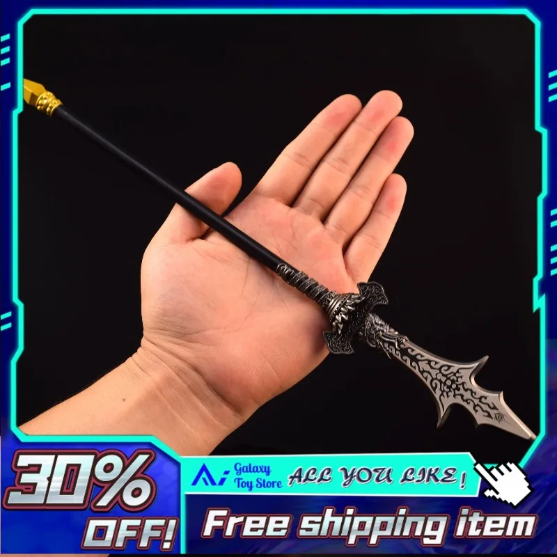 

Wukong Yang Jian Triple-Bladed Halberd Model Precision Cast All-Metal Collectible for Game Decor And Fans Gift