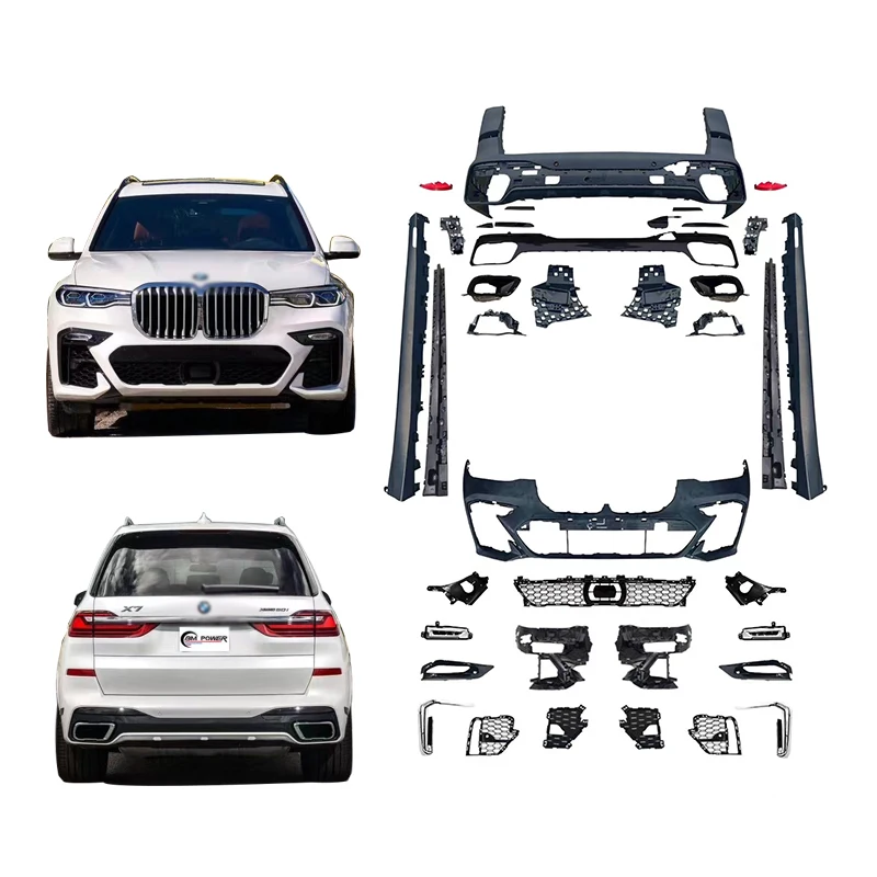 X7 2018-2022 body kits fit for G07 upgrade X7 G07 LCI  TO MT style body kit for G07 old to new body kit