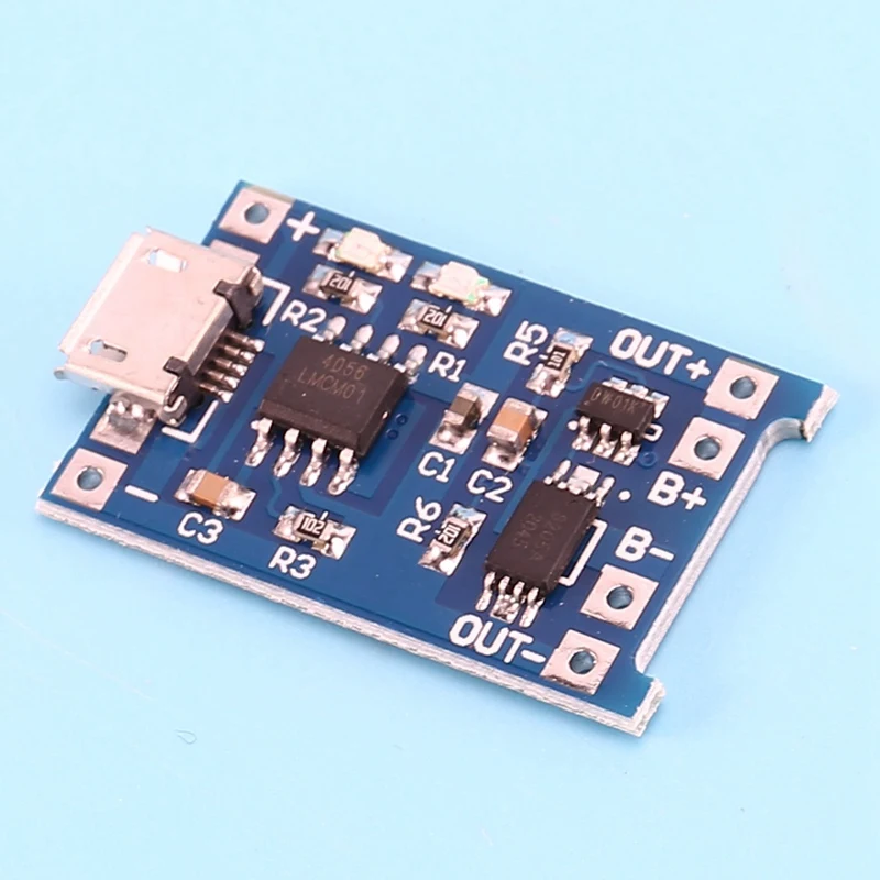 Carte de charge de batterie avec protection de batterie, TP4056, 18650 BMS 5V Micro-USB l'autorisation Charge Tech, 20 pièces