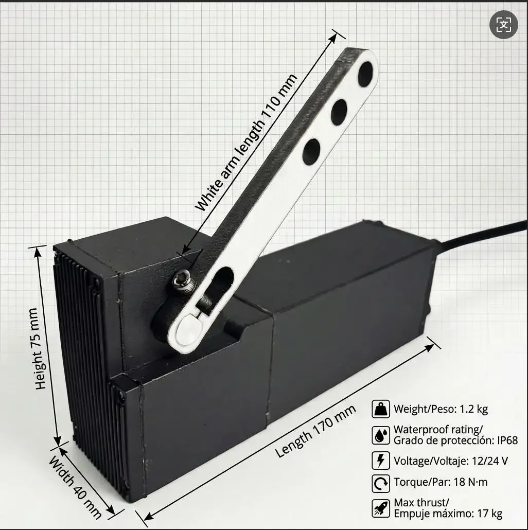 Applicable to Remote Wireless Proportional Servo Control System, 6 Channels